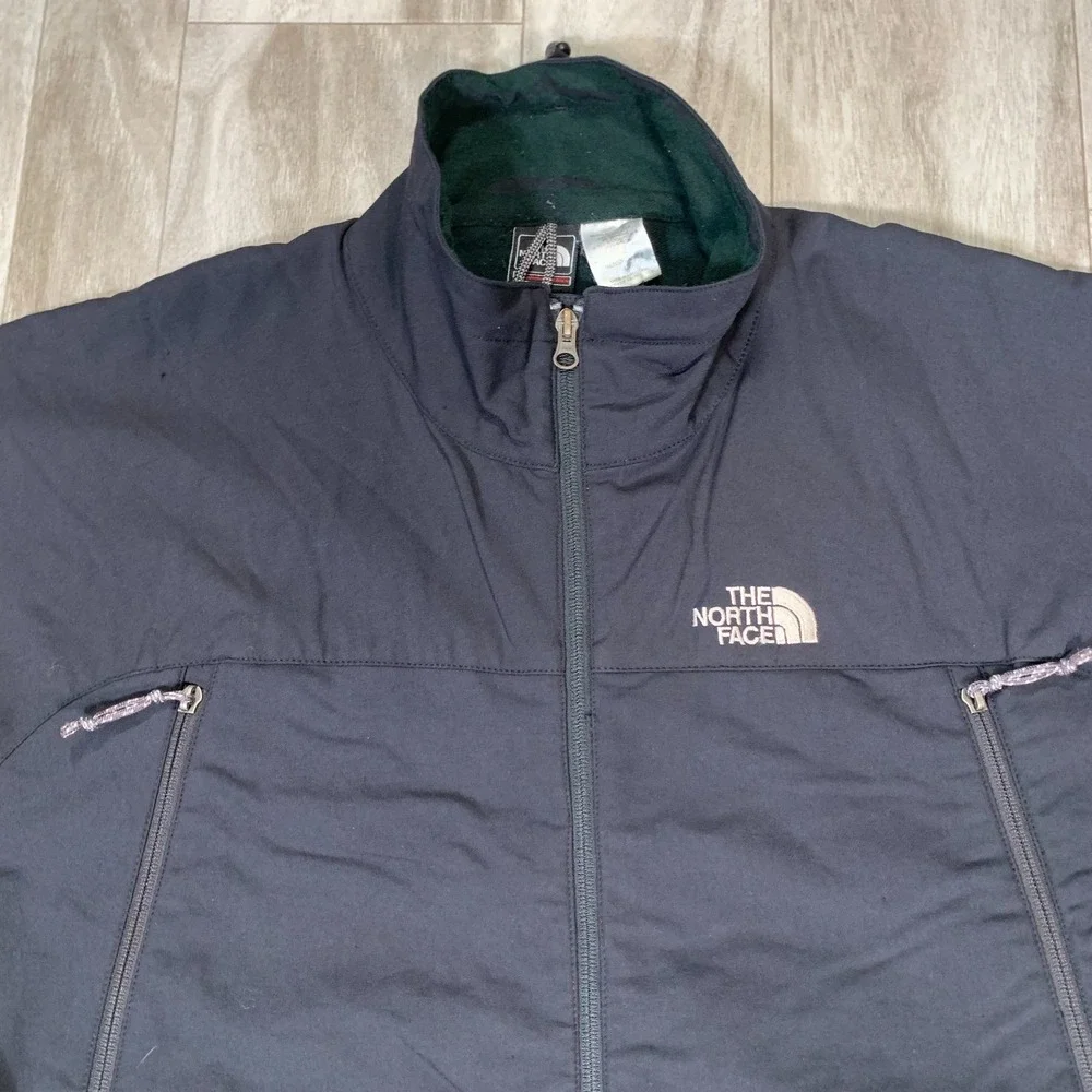 The North Face Pullover Mens‎ Extra Large Black Full Zip Windbreaker